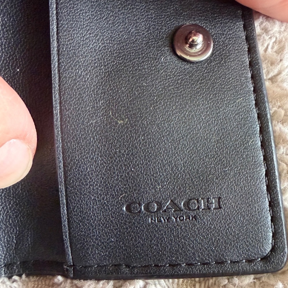 Coach Signature Canvas Five Ring Key Case Brown Tan F76986 - Picture 4 of 11